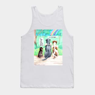 Angel Lab and Spaniel Tank Top